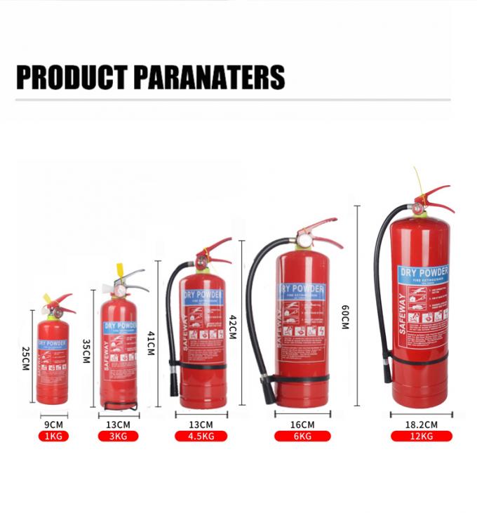 Luta contra o incêndio de venda quente do extintor do pó de SAFEWAY 9KG ABC 40%dry